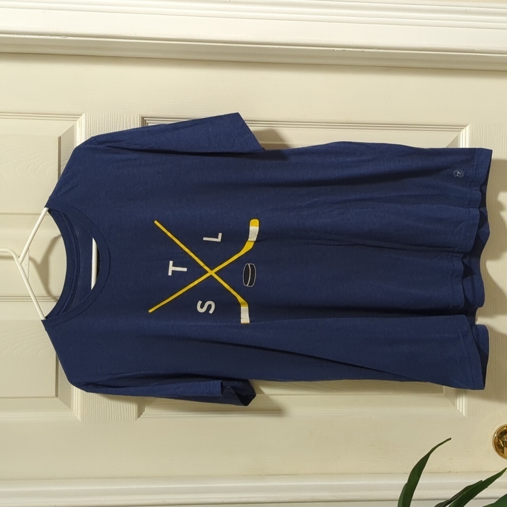 Arch Apparel Men's Short Sleeve Graphic St. Louis Hockey Tee Size XL